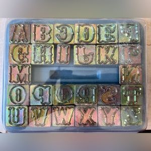 Tandy Leather Fancy Alphabet Set